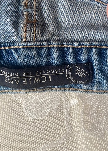Kadın Mini Mavi Denim Şort LCW - Görsel 2