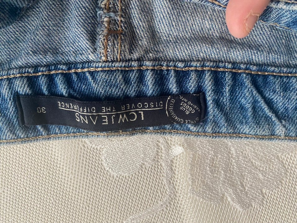 Kadın Mini Mavi Denim Şort LCW - Görsel 2