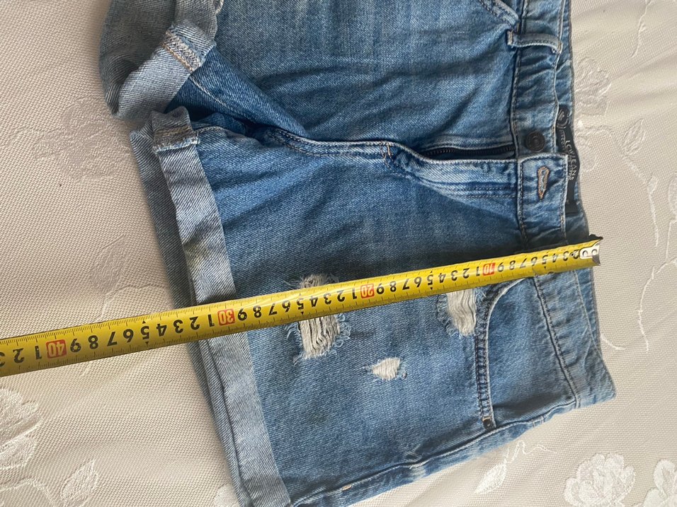 Kadın Mini Mavi Denim Şort LCW - Görsel 3