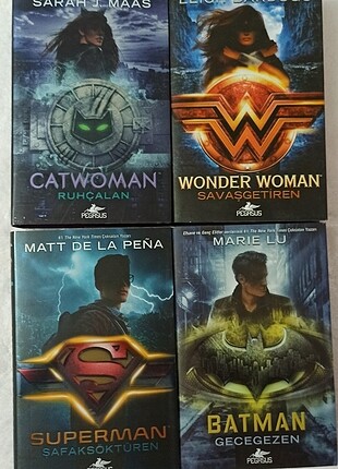 İkonlar Serisi Wonder Woman Batman Superman Catwoman