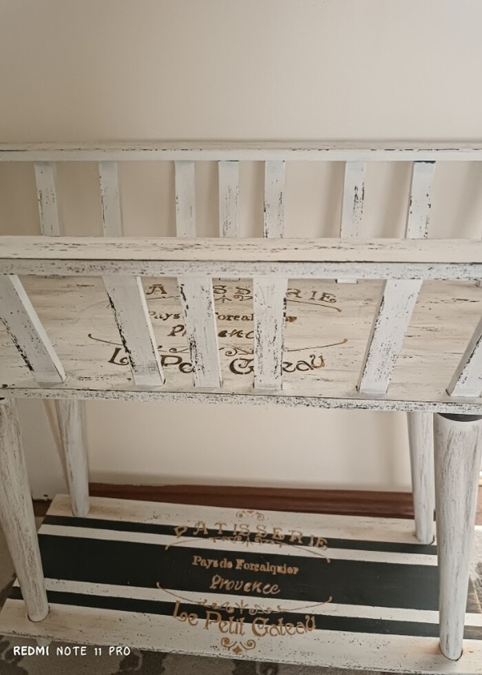 iki katli ahsap çiçeklik  - Görsel 5