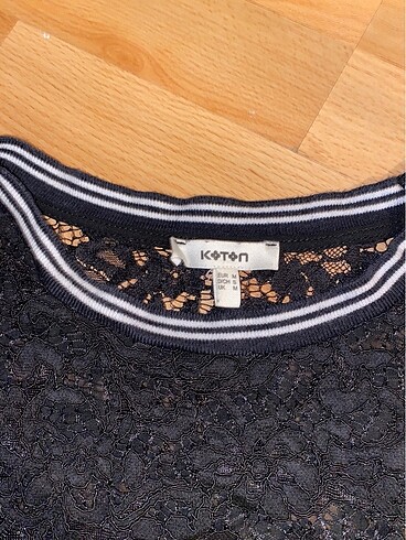 m Beden Koton dantelli Tshirt