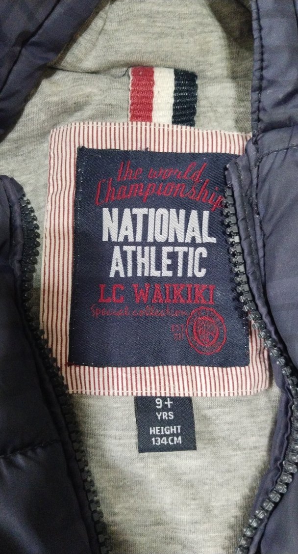 LCW unisex Kapüşonlu Gri Fermuarlı Yelek - Görsel 2