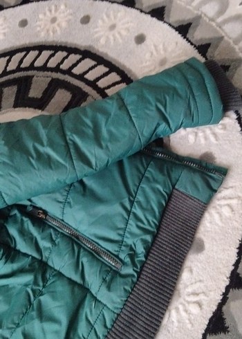 unisex kapşonlu kaban sıfır gibi - Görsel 6