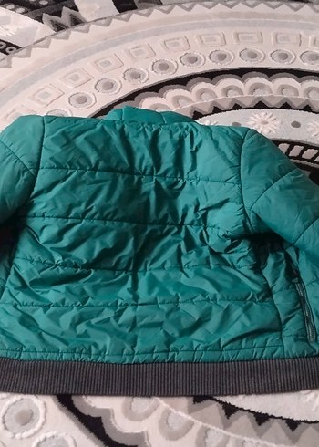 unisex kapşonlu kaban sıfır gibi - Görsel 2