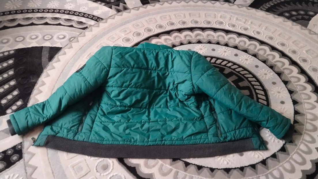 unisex kapşonlu kaban sıfır gibi - Görsel 2