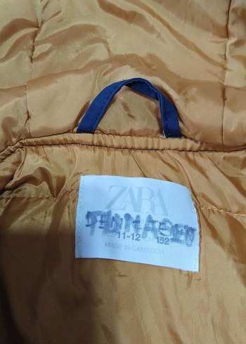 ZARA orginal unisex Çocuk Kapüşonlu mont kaban sıfırdan farksız - Görsel 2
