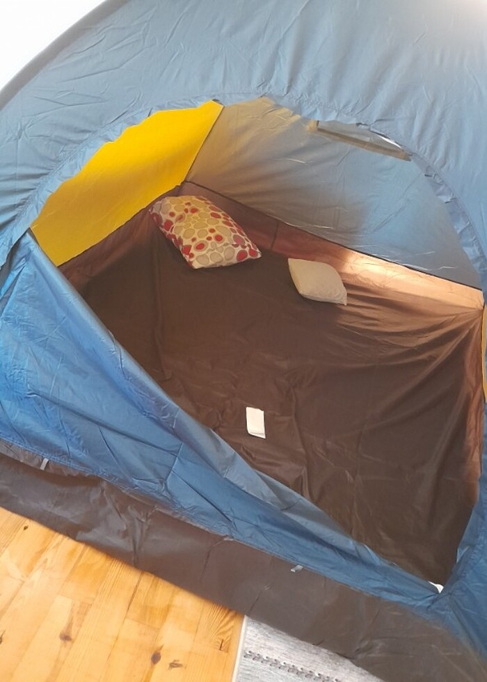 6 kişilik yazlık kamp çadırı sıfır ürün  - Görsel 2