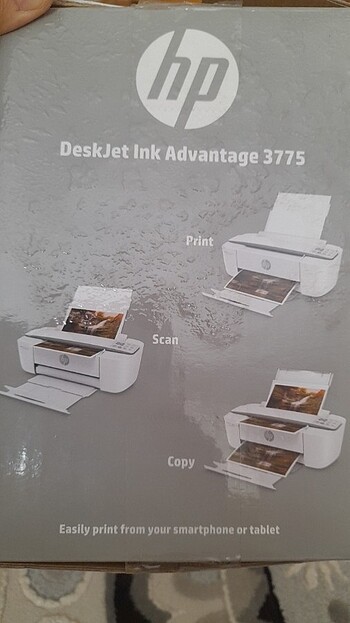 Hp 3775 model WİFİ laser yazıcı tarayıcı fotokopi sıfır ürün  - Görsel 4