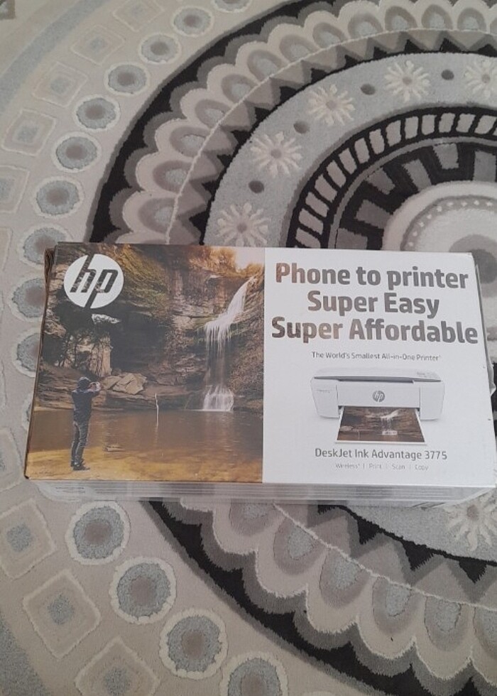 Hp 3775 model WİFİ laser yazıcı tarayıcı fotokopi sıfır ürün  - Görsel 2