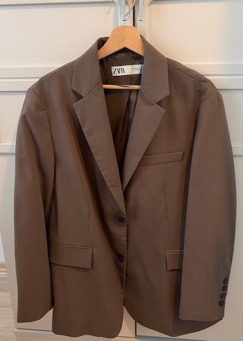 Zara Kahverengi Blazer Ceket