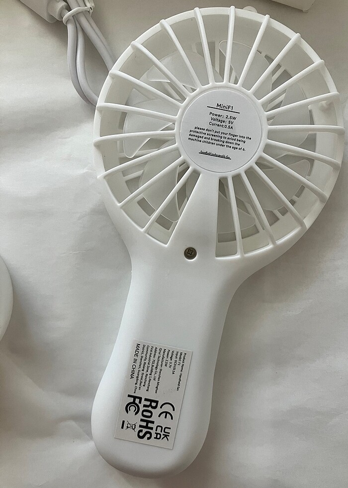 Usb Şarjlı El Vantilatörü - Görsel 3