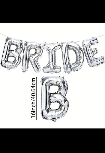Bride Yazı Balon