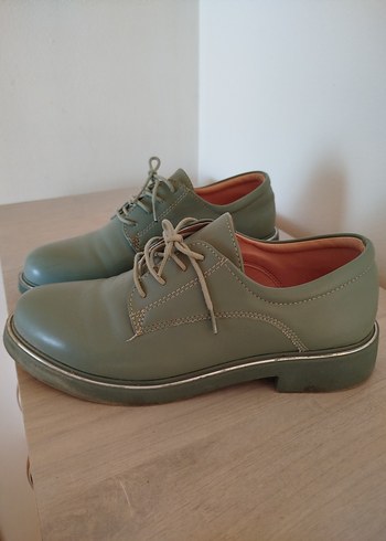 Bej Pastel Dolgu Topuklu Kadın Klasik Ayakkabı - Görsel 2