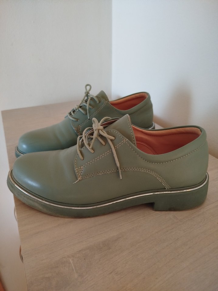 Bej Pastel Dolgu Topuklu Kadın Klasik Ayakkabı - Görsel 2