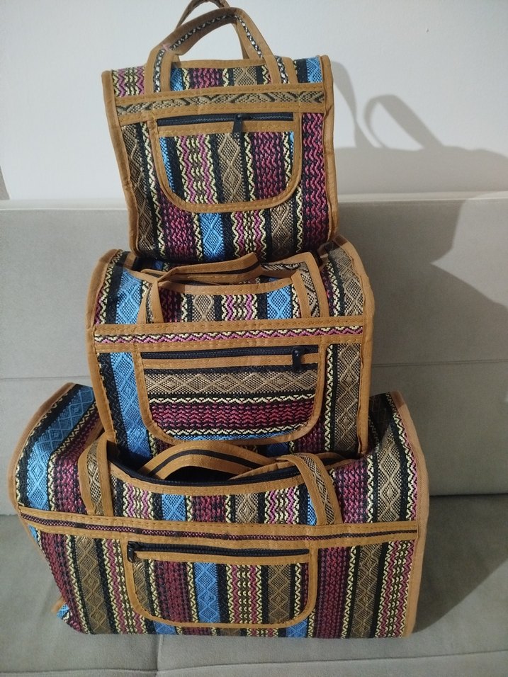 Renkli Çoklu Bavul Düzenleyici Seti - Görsel 2