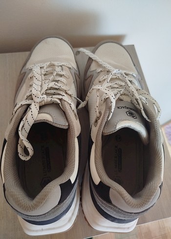 Bej Timberjack Bağcıklı Kadın Spor Ayakkabı - Görsel 5