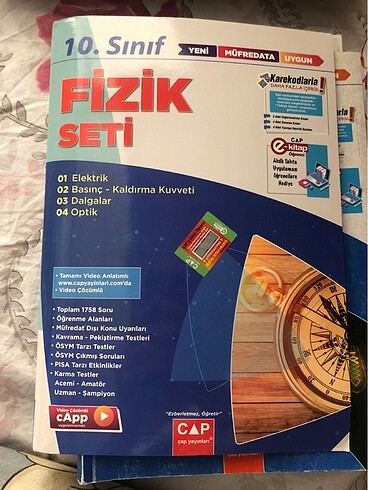Çap 10. Sınıf fizik seti