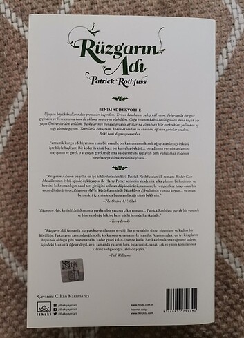 Patrick Rothfuss Rüzgarın Adı