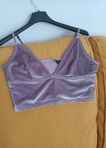 Kadın Mor Mini Bralet Street Style