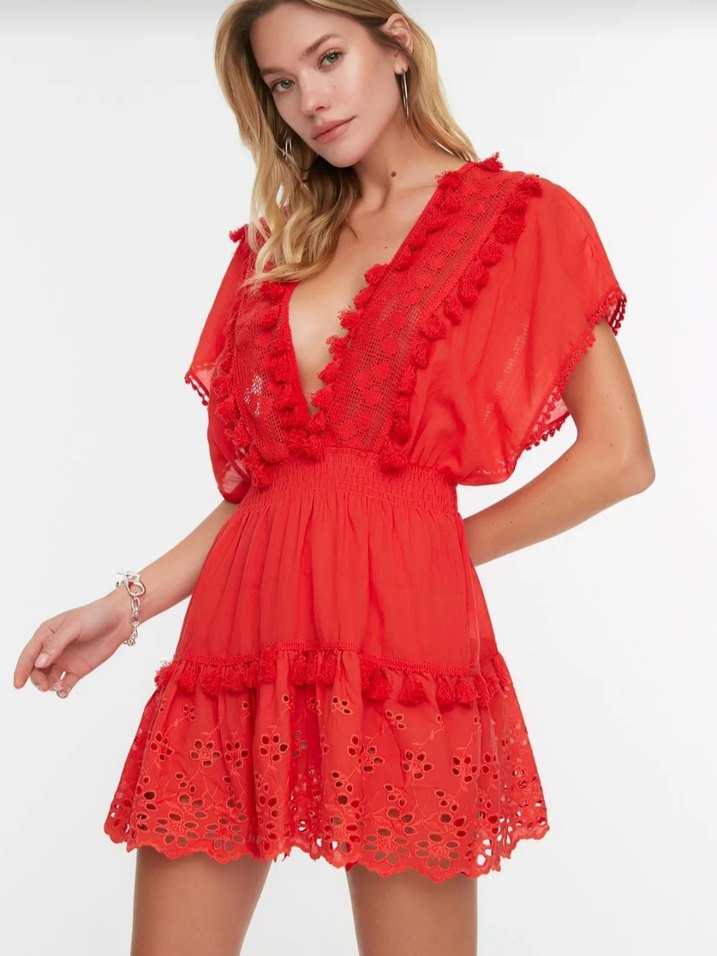 mini plaj elbisesi - Görsel 4