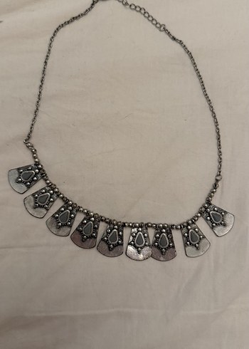 AccessorizeGri Zincir Detaylı Kolye