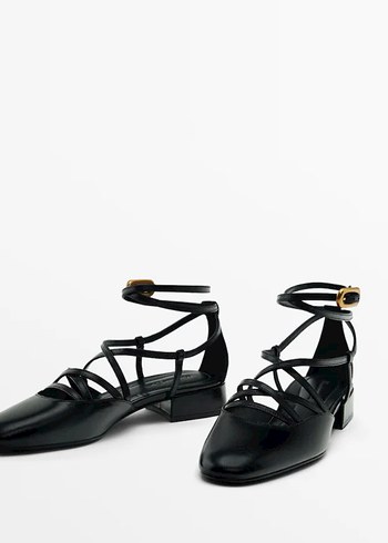 Siyah Massimo Dutti Ayakkabı - Görsel 4