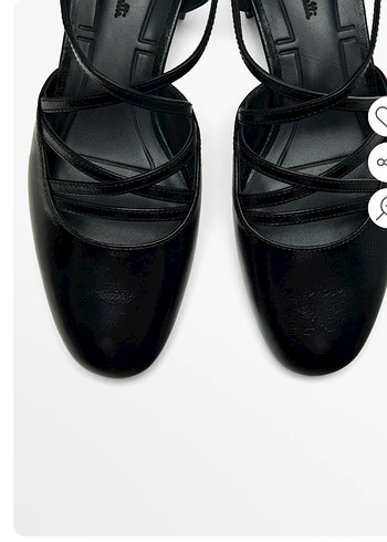 Siyah Massimo Dutti Ayakkabı - Görsel 5