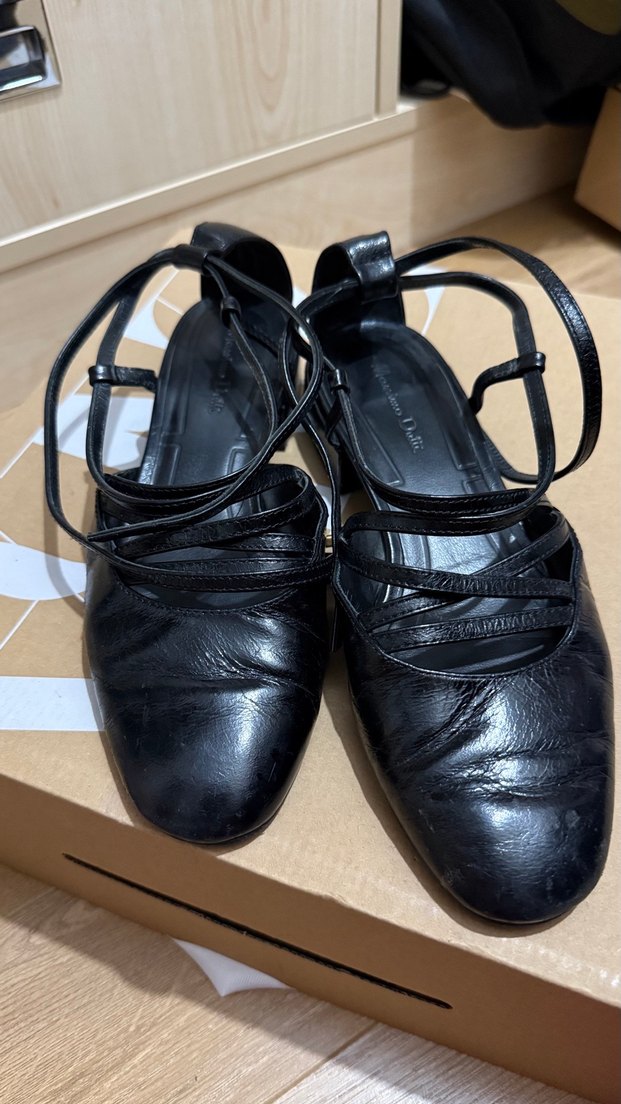 Siyah Massimo Dutti Ayakkabı - Görsel 2