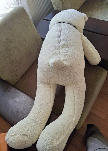 Beden Renk Beyaz Peluş Oyuncak Ayı