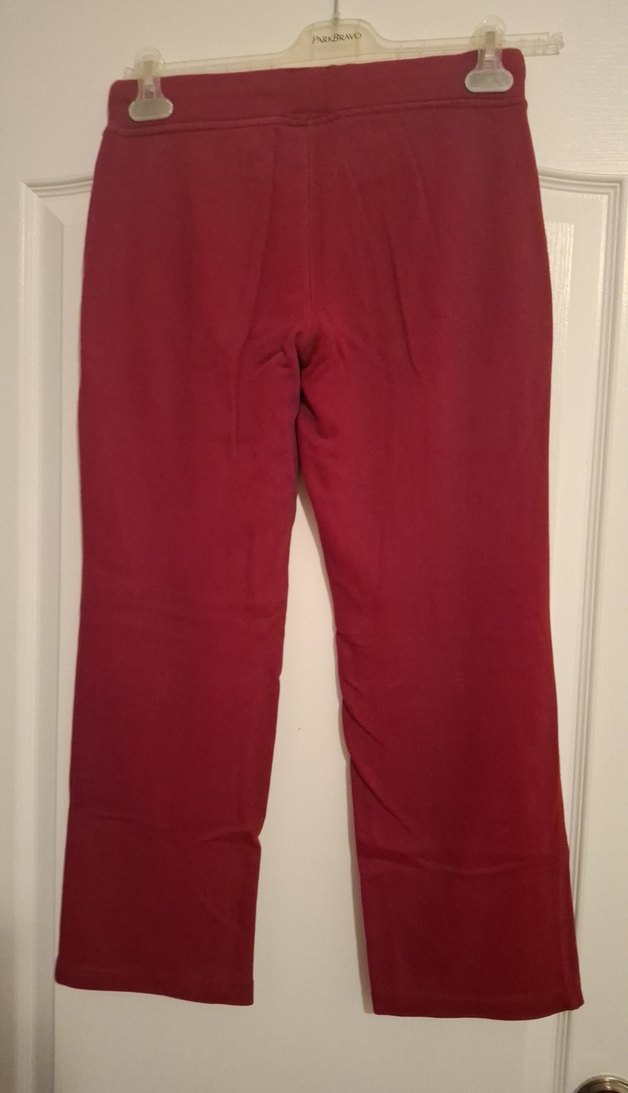 Kızlar için GAP Kırmızı Rahat Eşofman Altı - Görsel 2