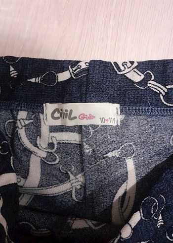 11-12 Yaş Beden lacivert Renk Lacivert Yılan Desenli Bol Kesim Denim Pantolon