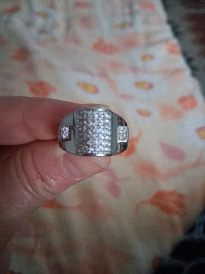 Vintage Gri Taşlı Kadın Yüzük - Görsel 2