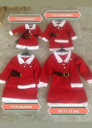 Kız çocuk noel kostum