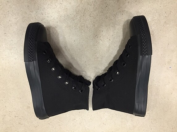 37 Beden siyah Renk Converse sneckers jel taban rahatlığı