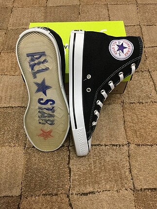 42 Beden siyah Renk Converse sneckers jel taban rahatlığı