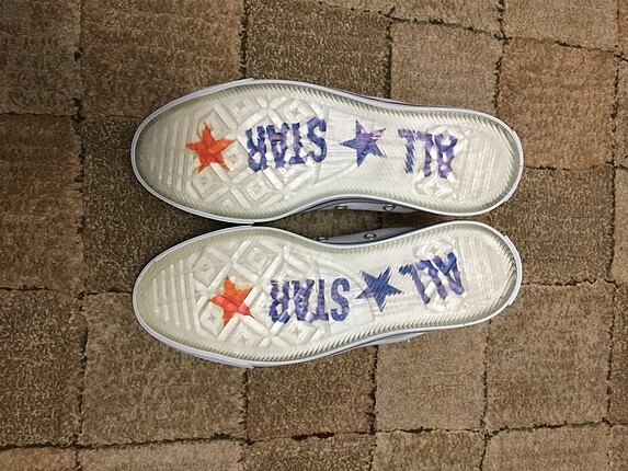 39 Beden beyaz Renk Converse sneckers jel taban rahatlığı