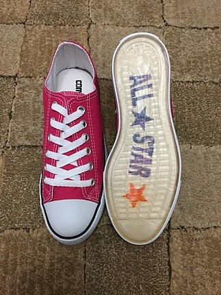 38 Beden pembe Renk Converse sneckers jel taban rahatlığı