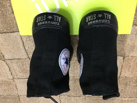 36 Beden siyah Renk Converse sneckers jel taban rahatlığı