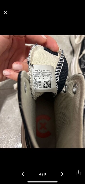 38 Beden siyah Renk CONVERSE RUN STAR LEGACY CX