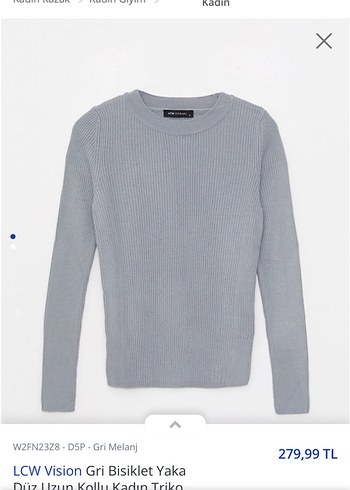 Xside triko fitilli kazak - Görsel 2