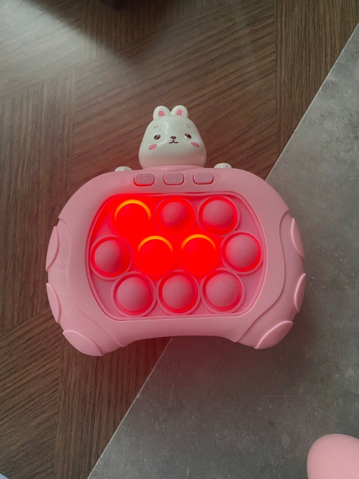 Popit tavşan sesli ışıklı stres giderici oyun - Görsel 2