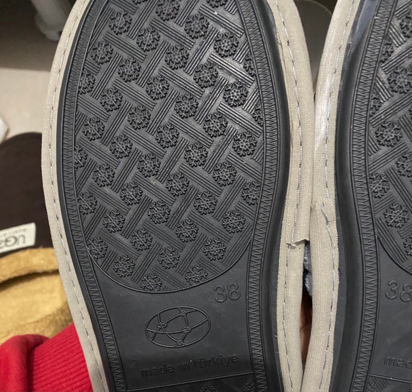 Mavi Leopar Desenli Kadın Ev Terliği - Görsel 3