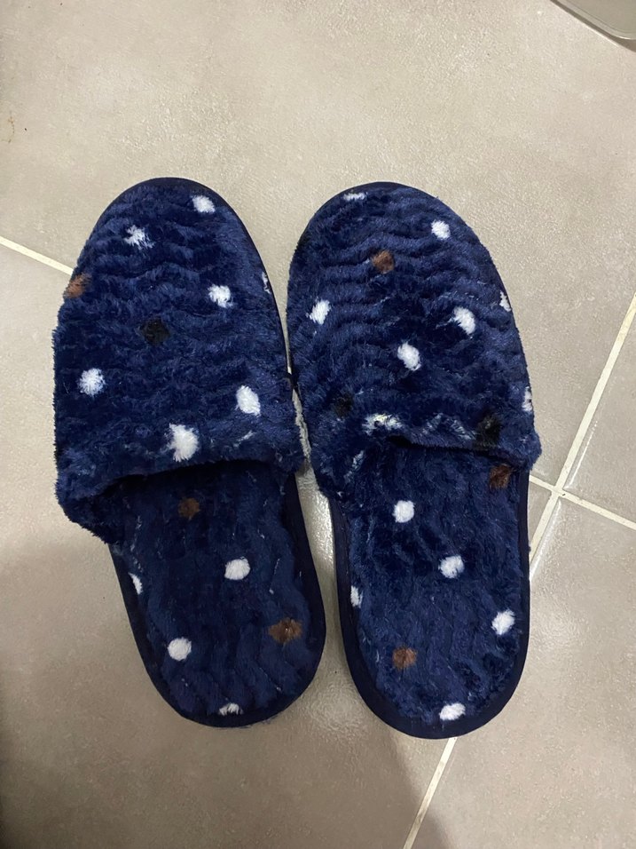 Puantiyeli Ev Terliği - Görsel 2