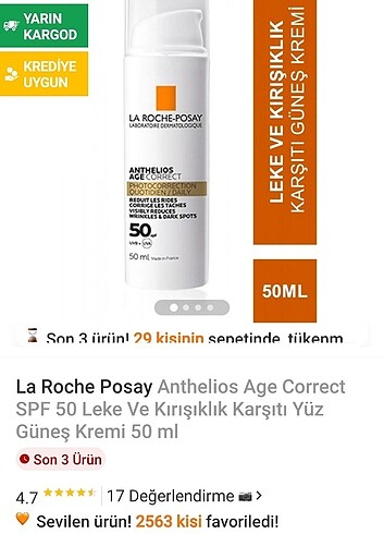 Güneş koruyucu La Roche _posay