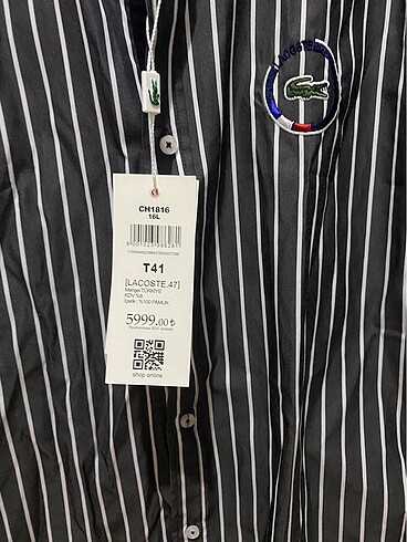 Lacoste Erkek gömlek