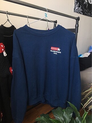 lacivert bisiklet yaka sweatshirt