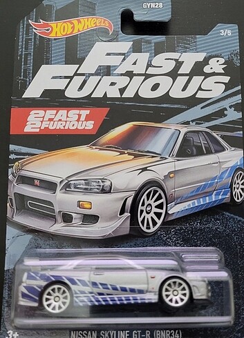 Hot wheels nissan skyline gtr 34 fast and furious