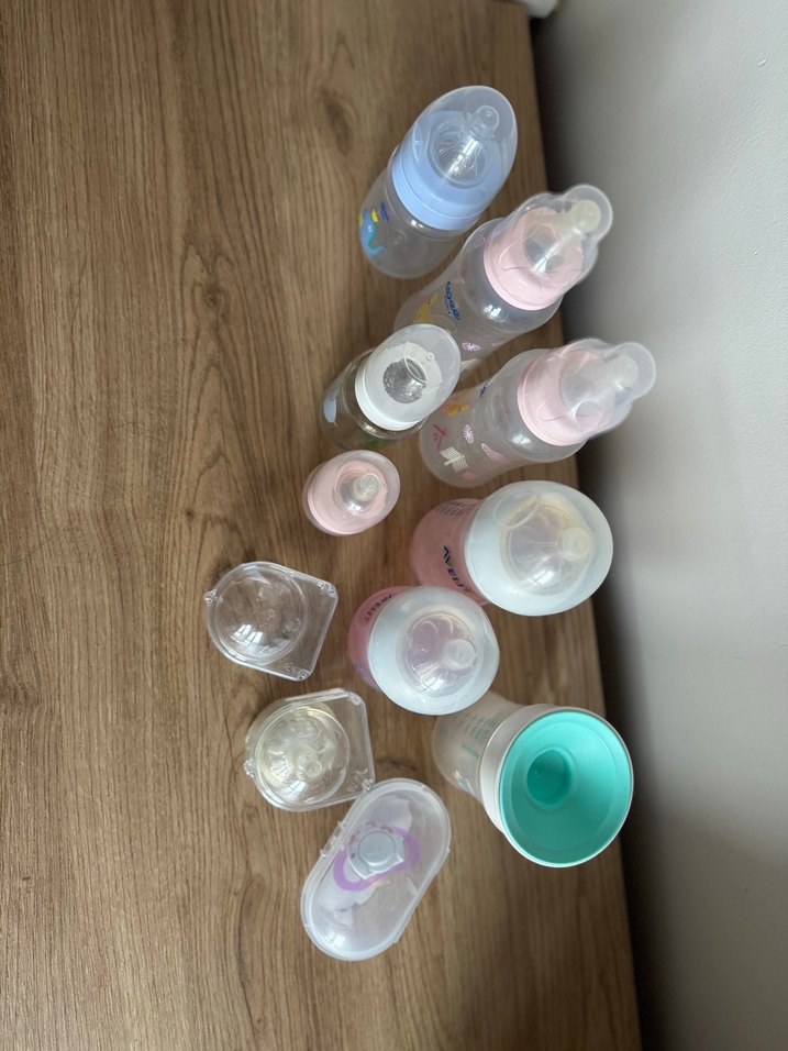 Pembe Bebek Biberon Seti Pastel Renkli - Görsel 3