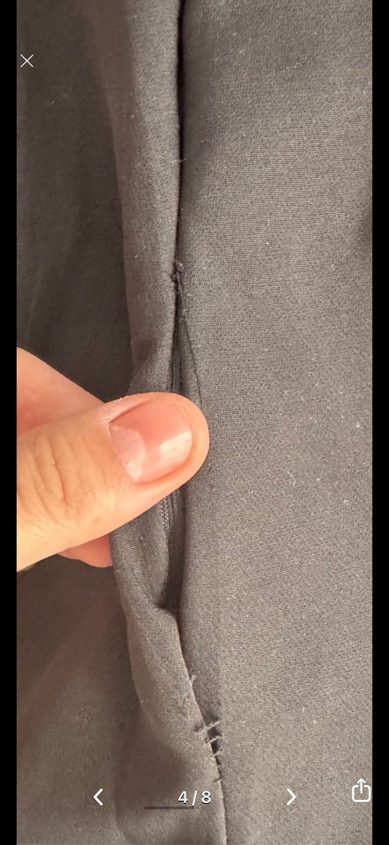 Siyah  V Yakalı Tulum - Görsel 5